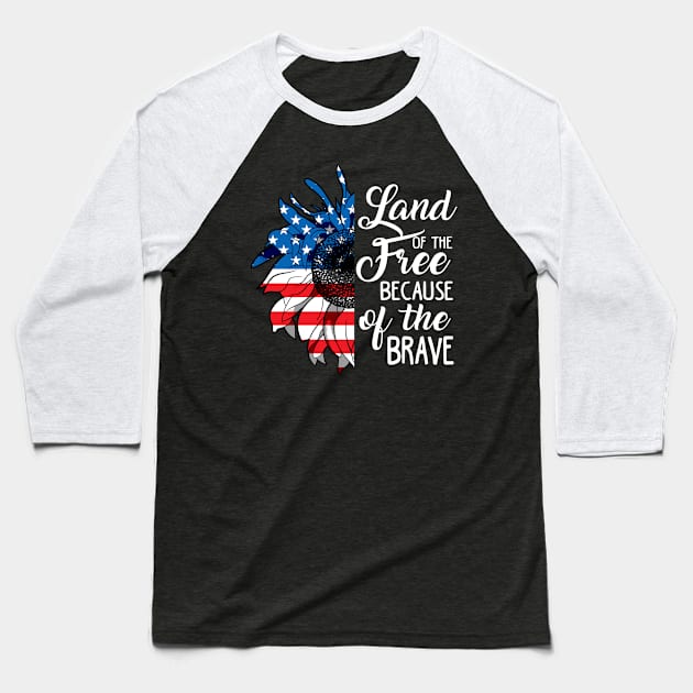 4th of July Baseball T-Shirt by KsuAnn